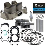 Niche Cylinder Piston Gasket Kit For Polaris Rzr 900 Xp 4 5253037 3022278 (93MM). Fixed Price $362.95.