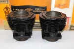 1960 Harley-davidson Fl Panhead 74" Motor Front Rear Cylinders +.050" Bores. Fixed Price $200.00.