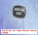 Plate, Cover-arctic Cat, Console # 0106-400 '73 El Tigre Vintage. Fixed Price $46.00.