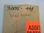 Arctic Cat Head Gasket 3005-449 T041. Fixed Price $10.15.