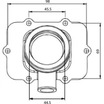 Kimpex Carburetor Flange For Ski-doo 07-102-04. Fixed Price $44.82.