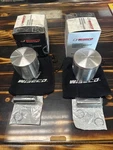 Pair Of Wiseco - 2436M07000 Piston Kit, 0.50MM Oversize 70.37MM Skidoo. Fixed Price $175.00.