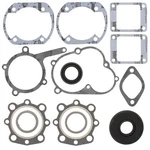Yamaha Prestige 440, 1976, Full Gasket Set And Crank Seals - PR440. Fixed Price $46.36.