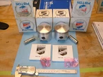 Piston, 67.54MM, #09-671-L/R, Nos Lemans Pro Set Lh+rh, Vintage Snowmobile. Fixed Price $60.00.