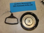 1981 Kawasaki Drifter 340 Recoil Engine Handle Pull Needs Rope Starter. Fixed Price $69.00.
