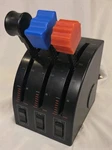 Saitek Pro Flight Three Lever Throttle Quadrant With PS/2 Connecor PZ45 Mad Catz. Fixed Price $48.77.