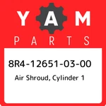 8R4-12651-03-00 Yamaha Air Shroud, Cylinder 8R4126510300, New Genuine Oem Part. Fixed Price $36.44.