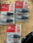 Nos Ac Gm S41XL Sport Vehicle Spark Plugs 6 Total. Fixed Price $10.00.