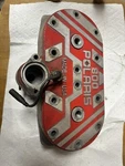 99 01 Polaris Rmk Xcsp 800 Cylinder Head 3021066. Fixed Price $90.00.