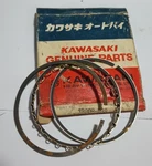 Nos Kawasaki Piston Ring Set Std 1973-77 Z1 KZ900 1981-1984 KZ200 KLT200. Fixed Price $15.99.