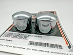 Harley Chrome Domed Motor Mount Covers Chopper Bobber Cafe Colony 2119-2. Fixed Price $25.26.