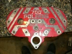 2001 Polaris 700 Classic Cylinder Head Cover, P/n 5631048-093. Fixed Price $40.00.
