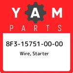 8F3-15751-00-00 Yamaha Wire, Starter 8F3157510000, New Genuine Oem Part. Fixed Price $22.74.