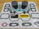 Ski Doo 800R Piston Top End Kit With Bearings And Winderosa Gaskets Fits 2008-10. Fixed Price $225.00.