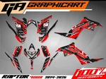 Yamaha Raptor 700R Graphics Kit 2013 2014 2017 2025 Decals Stickers Atv. Fixed Price $156.88.
